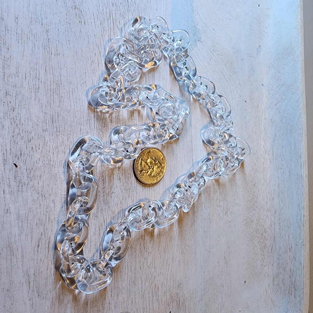 GLASS Chain 18" Hex Glass